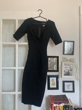 Black Fitted Dress from Collectif